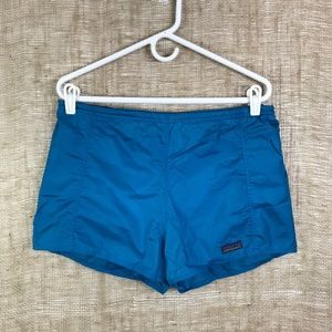 Patagonia Vintage 80s Blue Nylon Shorts - Small